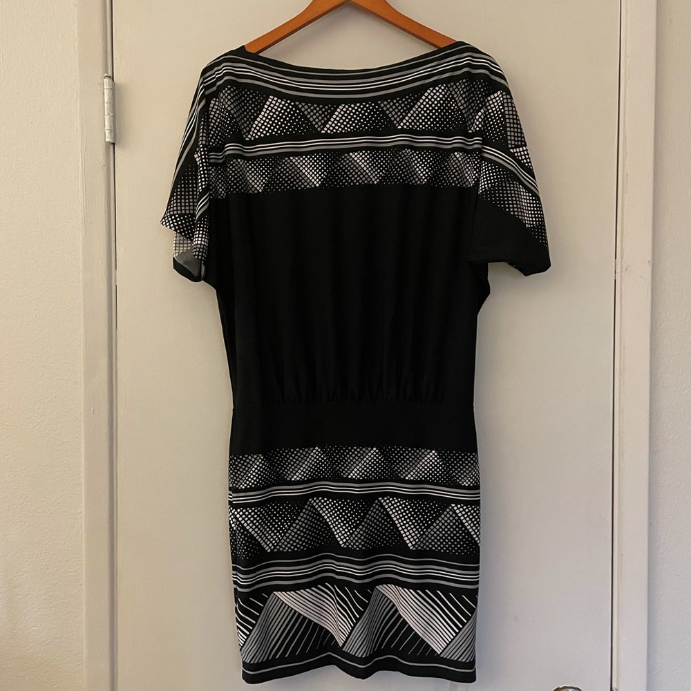 BCBG MaxAzria Batwing Black Mini Dress